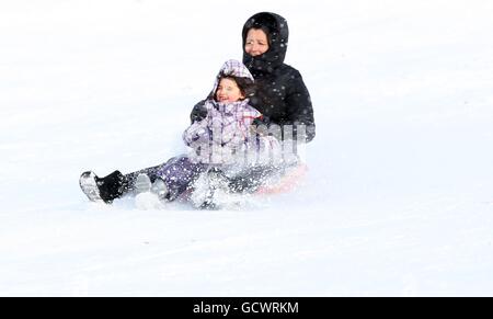 Météo d'hiver 1er déc. Banque D'Images