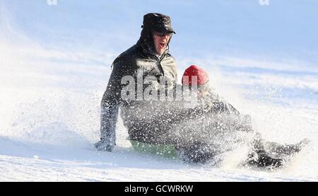 Météo d'hiver 1er déc. Banque D'Images