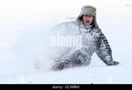 Météo d'hiver 1er déc. Banque D'Images