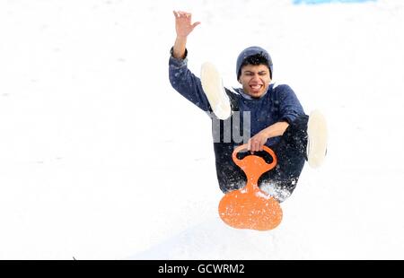 Météo d'hiver 1er déc. Banque D'Images