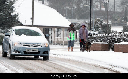 Météo d'hiver 3e déc. Banque D'Images
