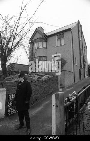 La maison individuelle à Garden Lane, Bradford de Peter Sutcliffe, le tueur en série qui a été surnommé "l'Éventreur du Yorkshire". Banque D'Images