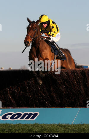 Les courses de chevaux - Le Festival d'hiver - Gentlemen's Day - Newbury Banque D'Images