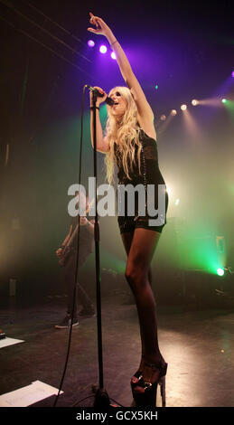 Taylor Momsen, des plus téméraires de l'O2 Shepherds Bush Empire, Londres. Banque D'Images