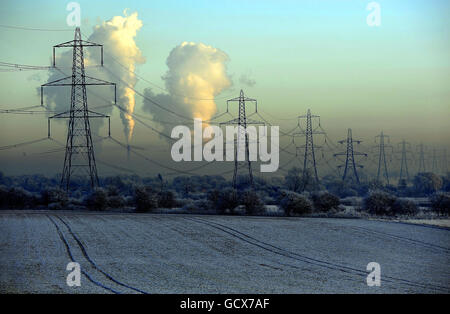 Météo d'hiver 21 Décembre Banque D'Images