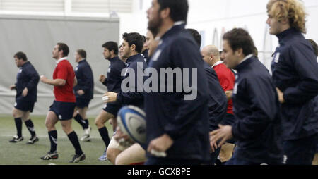 Rugby Union - 2010 - Test EMC Automne Ecosse v Samoa - Session de formation de l'Écosse - Aberdeen Sports Village Banque D'Images