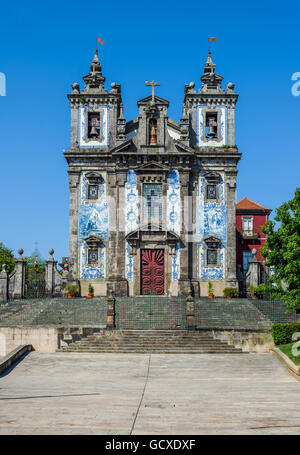 Igreja de Santo Ildefonso church à Porto, Portugal Banque D'Images