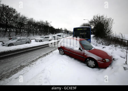 Météo d'hiver 1er déc. Banque D'Images