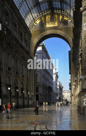 Galleria Vittorio Emanuele II, Milan, Italy, Europe Banque D'Images