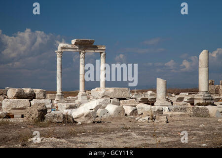 Musée et site archéologique de Laodicée, Denizli, la Lycie, la Turquie, l'Asie Banque D'Images