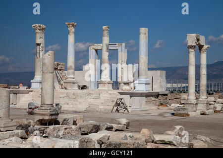 Musée et site archéologique de Laodicée, Denizli, la Lycie, la Turquie, l'Asie Banque D'Images