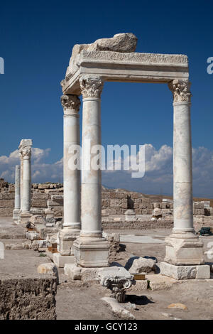 Musée et site archéologique de Laodicée, Denizli, la Lycie, la Turquie, l'Asie Banque D'Images