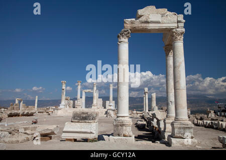 Musée et site archéologique de Laodicée, Denizli, la Lycie, la Turquie, l'Asie Banque D'Images