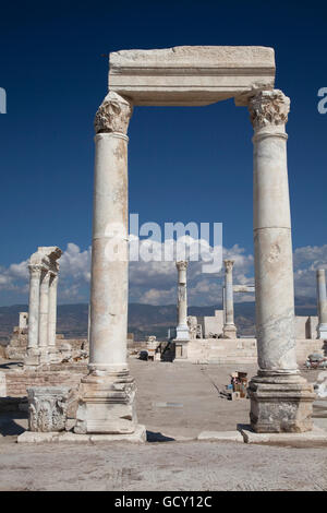 Musée et site archéologique de Laodicée, Denizli, la Lycie, la Turquie, l'Asie Banque D'Images