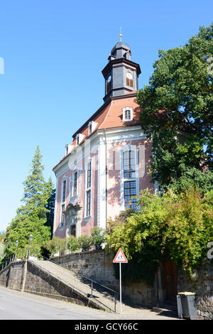 Loschwitz de Dresde, Saxe Allemagne église Banque D'Images