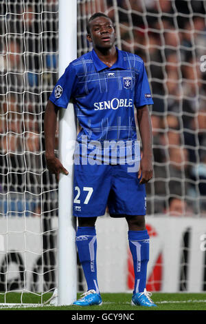 Football - Ligue des Champions - Real Madrid v AJ Auxerre - Santiago Bernabeu Banque D'Images