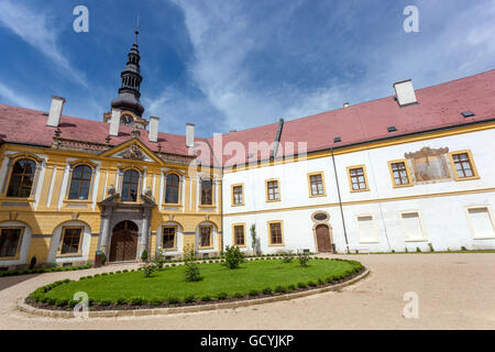 Le Château de Decin Courtyard North Bohemia République Tchèque Banque D'Images