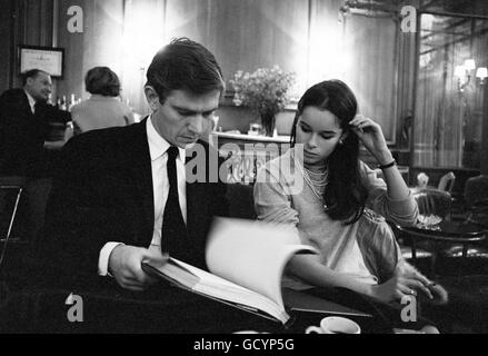 Geraldine Chaplin et Tom Courtenay Banque D'Images