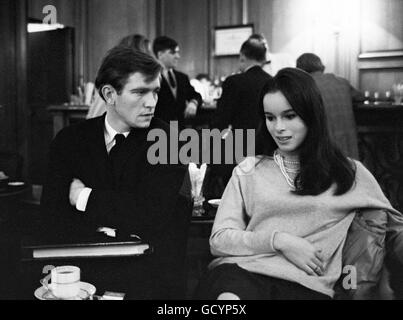 Geraldine Chaplin et Tom Courtenay Banque D'Images