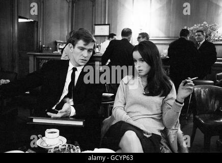 Geraldine Chaplin et Tom Courtenay Banque D'Images