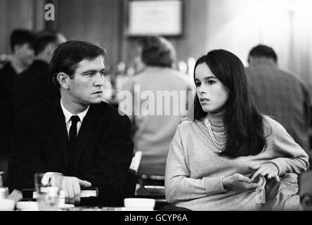 Geraldine Chaplin et Tom Courtenay Banque D'Images