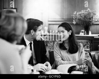 Geraldine Chaplin et Tom Courtenay Banque D'Images