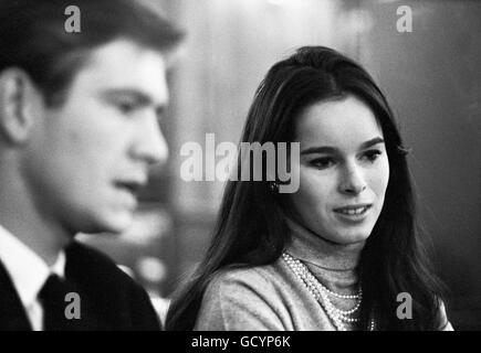 Geraldine Chaplin et Tom Courtenay Banque D'Images