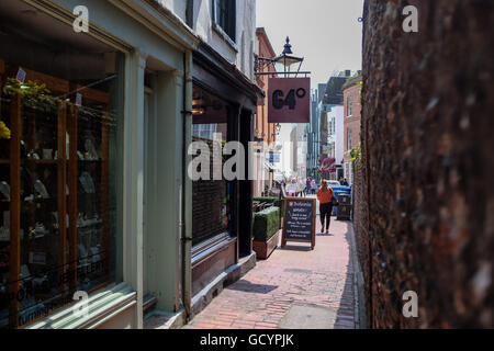 Le restaurant de 64 degrés dans les ruelles de Brighton district UK Banque D'Images