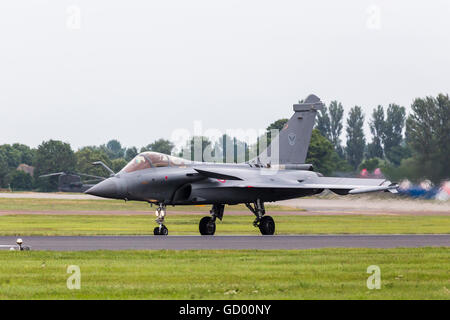 Rafale Solo Display ralentit après l'atterrissage à l'Royal International Air Tattoo 2016. Banque D'Images