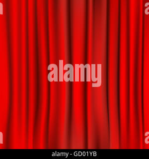 Arrière-plan de rideau rouge Banque D'Images