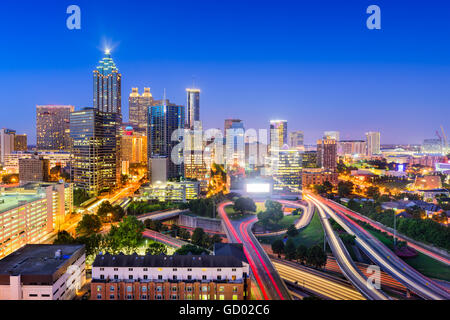 Atlanta, Georgia, USA Centre-ville de la ville. Banque D'Images