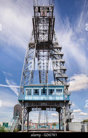 Transporter Bridge, Newport, Gwent, dans le sud du Pays de Galles, Royaume-Uni. Banque D'Images