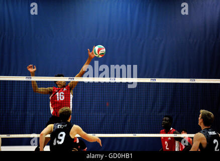 Gatineau, Canada. 09 juillet 2016. Les U21 Men's Continental Championship aura lieu à Gatineau, du 5 juillet au 10 juillet 2016. Créé par la NORCECA en 2006, ce sera la deuxième fois que l'événement biennal est organisé au Canada. Credit : imagespic/Alamy Live News Banque D'Images