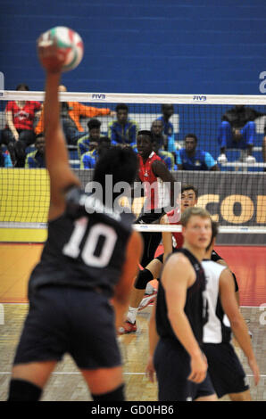 Gatineau, Canada. 09 juillet 2016. Les U21 Men's Continental Championship aura lieu à Gatineau, du 5 juillet au 10 juillet 2016. Créé par la NORCECA en 2006, ce sera la deuxième fois que l'événement biennal est organisé au Canada. Credit : imagespic/Alamy Live News Banque D'Images