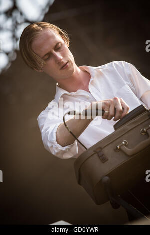 Monza, Italie 10 juillet 2016 Eagulls en concert à I-Days Festival 2016 Credit : Roberto Finizio/ Alamy Live News Banque D'Images