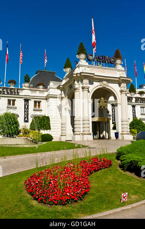 Casino, Aix-les-Bains, Savoie, Rhône-Alpes France Banque D'Images