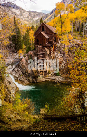 L'usine de cristal, le marbre, Colorado, États-Unis d'Amérique, Amérique du Nord Banque D'Images