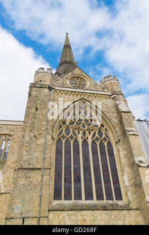 Une partie de la cathédrale de Chichester. La Cathédrale de Chichester, fondée au xie siècle, est dédiée à la Sainte Trinité, et c Banque D'Images