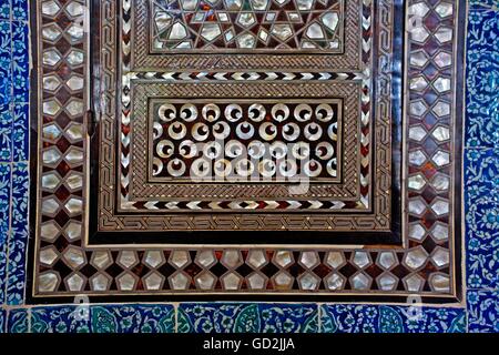 Les beaux-arts, l'Empire byzantin, d'ornements dans le palais de Topkapi, Istanbul, l'artiste n'a pas d'auteur pour être effacé Banque D'Images