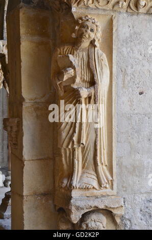 Beaux-arts, art religieux, Église Saint Trophime, cloître, , n'a pas d'auteur de l'artiste pour être effacé Banque D'Images