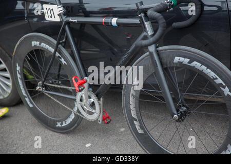 La Voie Engins fixes Location Red Hook Crit Londres 2016 Criterium Banque D'Images