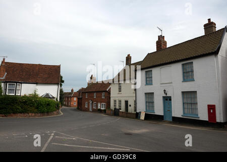 Maisons d'habitation dans le village d'Orford, Suffolk, UK. Banque D'Images