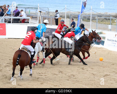 La Beach Polo Championships 2016 Poole Sandbanks Banque D'Images