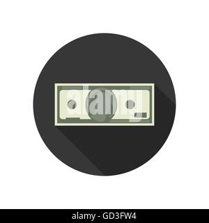 L'icône Dollar télévision Illustration de Vecteur