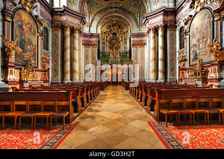 Augustiner-Chorherrenstift, monastère des Chanoines Réguliers de saint Augustin, Herzogenburg, Autriche, Europe Banque D'Images