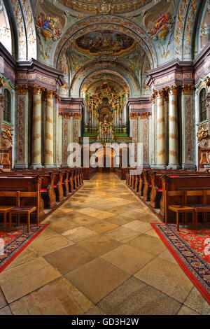 Augustiner-Chorherrenstift, monastère des Chanoines Réguliers de saint Augustin, Herzogenburg, Autriche, Europe Banque D'Images