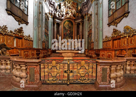 Augustiner-Chorherrenstift, monastère des Chanoines Réguliers de saint Augustin, Herzogenburg, Autriche, Europe Banque D'Images