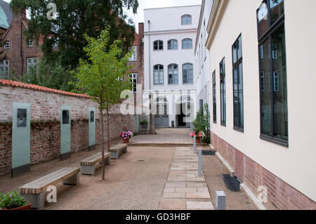 Willy Brandt-Haus, Luebeck, Naturpark Holsteinische suisse nature park, Schleswig-Holstein Banque D'Images