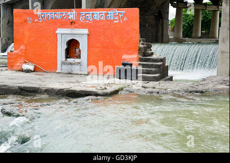 Hanuman mandir, Nasik, Maharashtra, Inde, Asie Banque D'Images