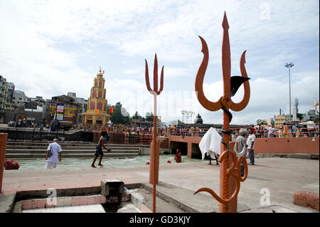 Yashwantrao Shri maharaj temple, Nasik, Maharashtra, Inde, Asie Banque D'Images